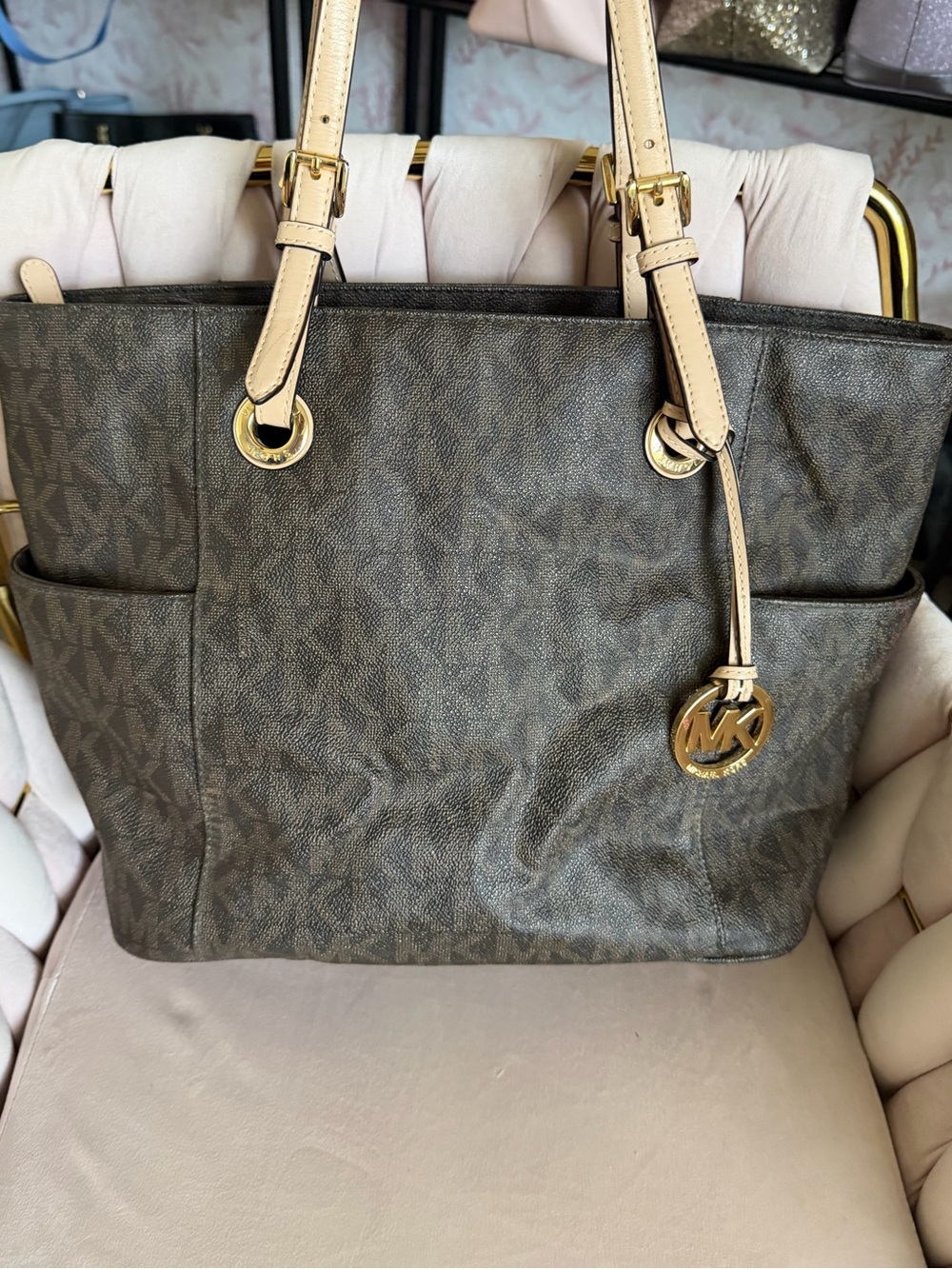 MICHAEL KORS 🤎 East West Jet Set Tote